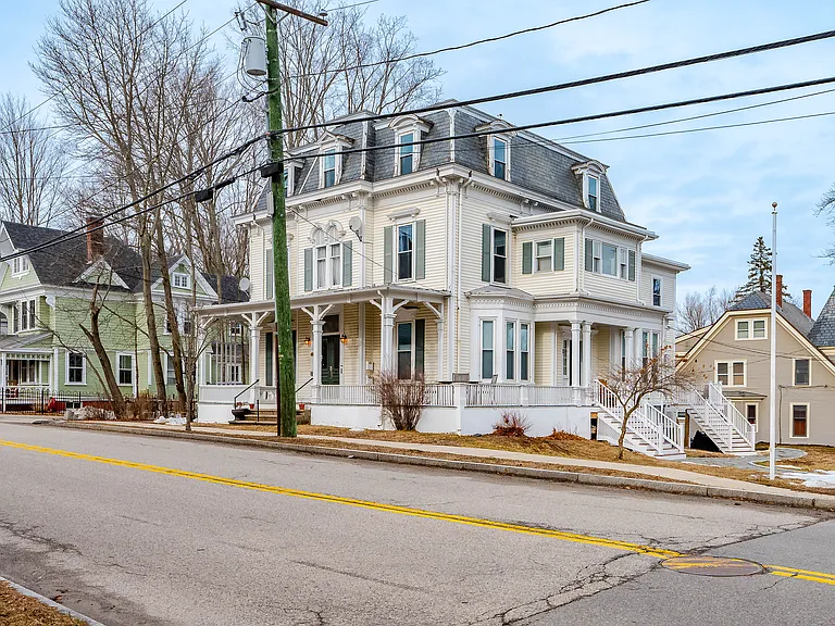 The house is located on the corner of Miller and Lincoln