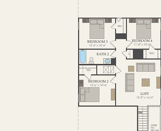 Second Floor 4 br 2.5 ba