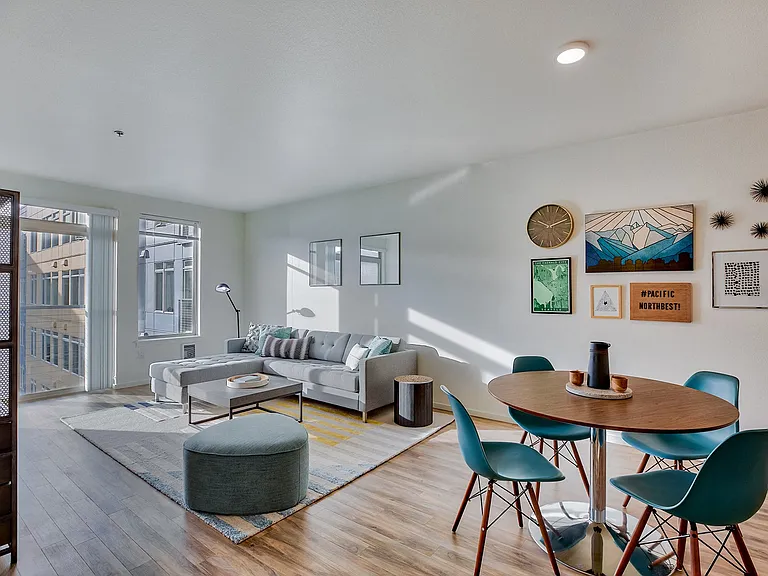 Open concept living and dining making it easy for entertaining