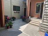 Courtyard near entrance shared with 2 other units.