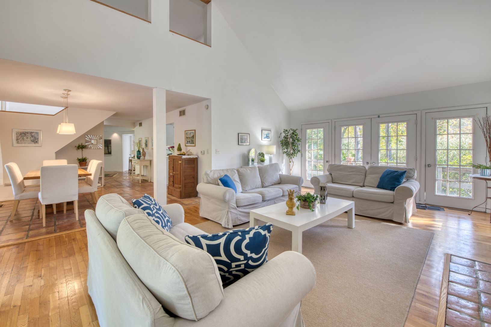  Living Room with French Doors