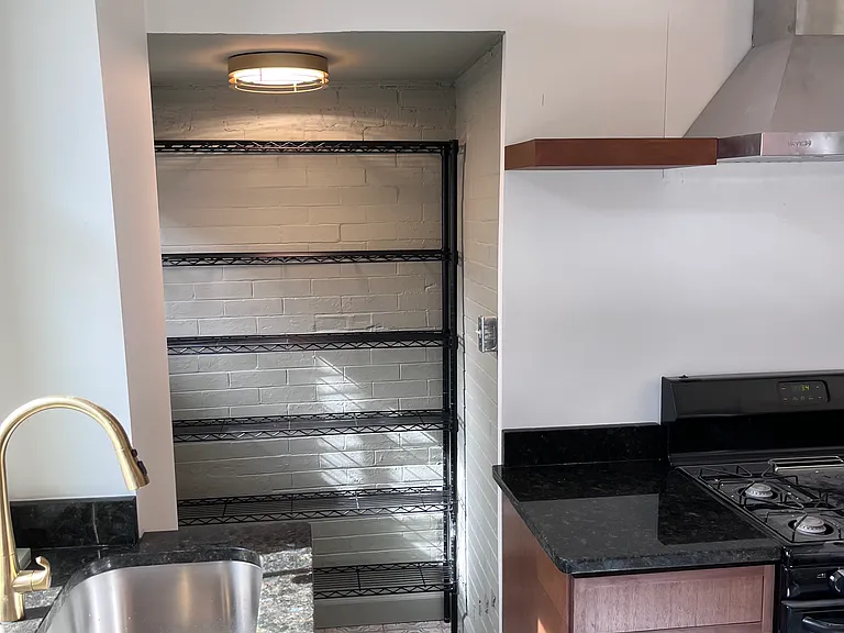Pantry area within kitchen