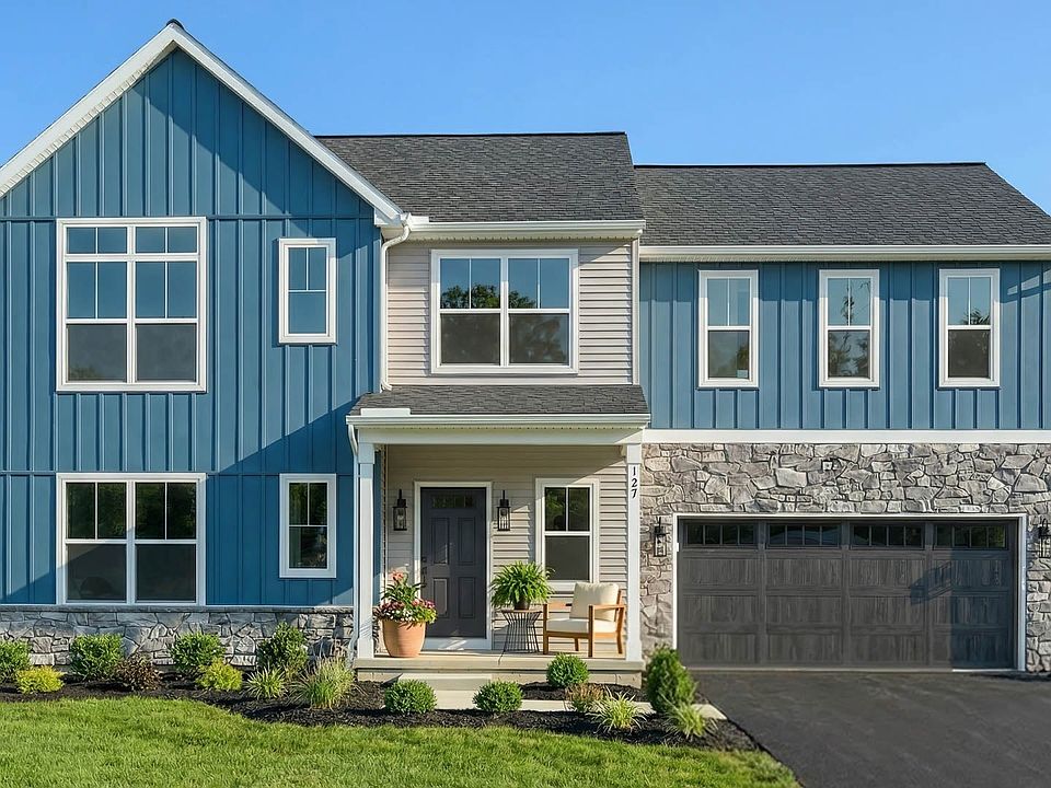 Exterior of the Lawrence Model, New Home in Carlisle PA