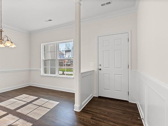 Dining room at front door entrance