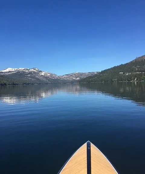 Paddling on Donner Lake
