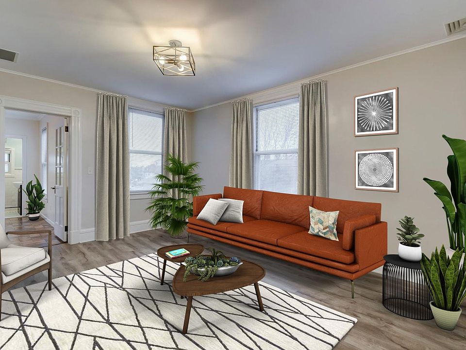 Living room ( virtually staged )