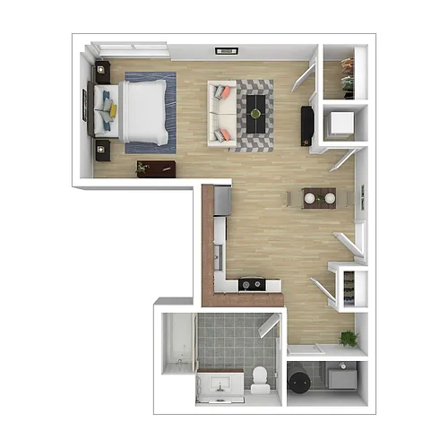 Floor plan Studio C