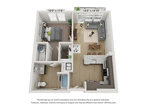 Floor plan A3 - Topaz