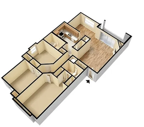Floor plan 3X2A