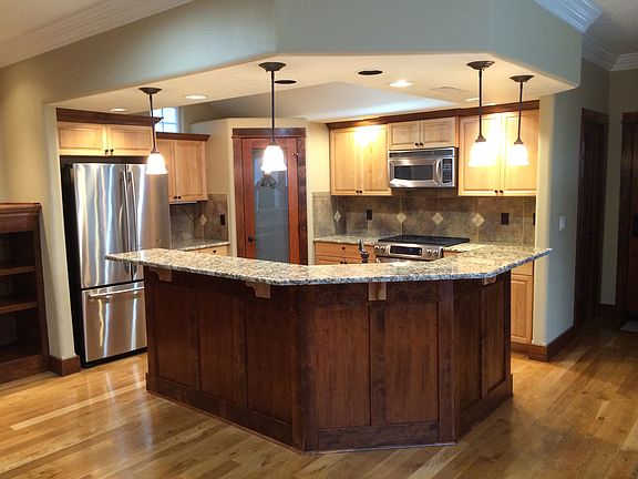Kitchen view from living room
