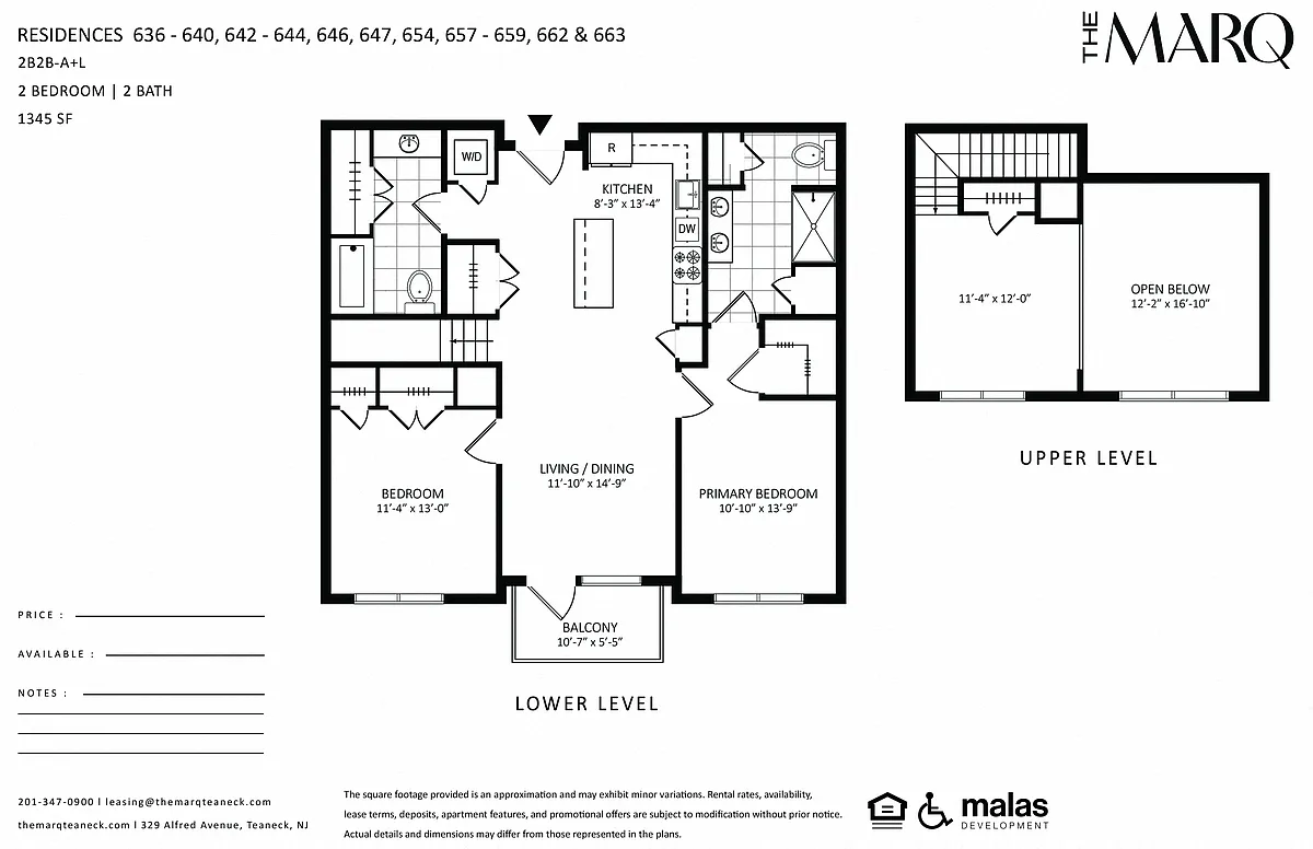 Floor plan 2B2B-A+L