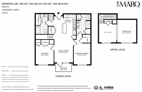 Floor plan 2B2B-A+L