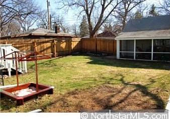 Large fenced backyard and a block from a huge park and playground