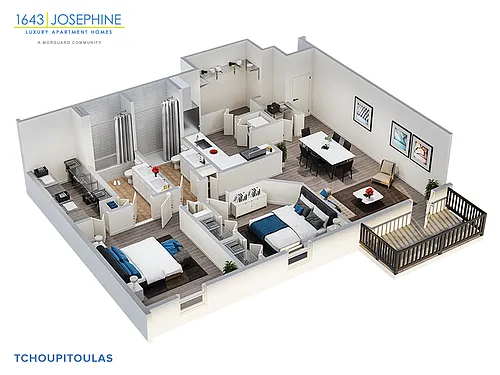 Floor plan Tchoupitoulas