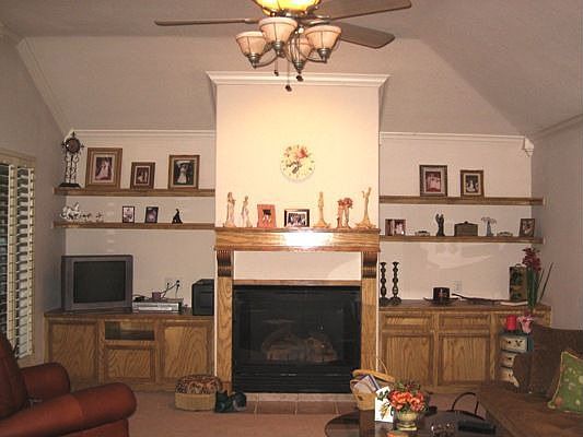 Custom Built-ins in living room
