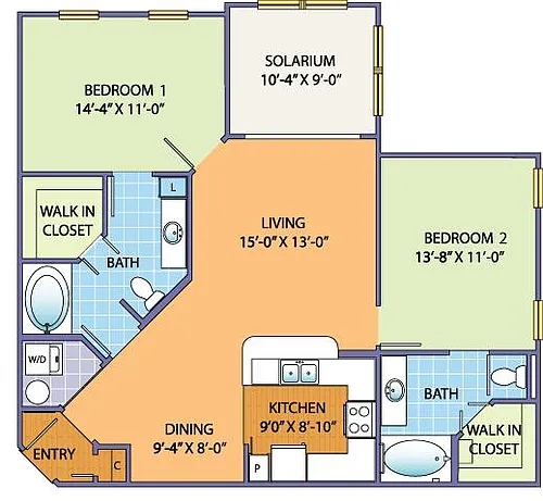 Floor plan Longwood