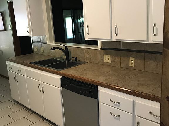 Opens to the living area.