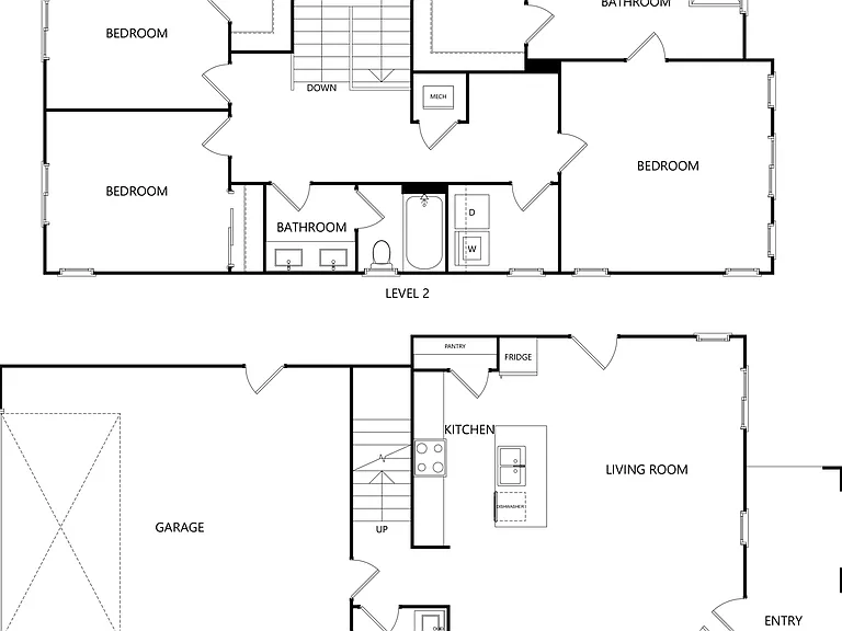 P2 Townhome 3bed - 2.5 bath - 1703 sqft