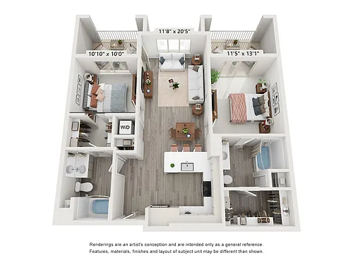 Floor plan B1b