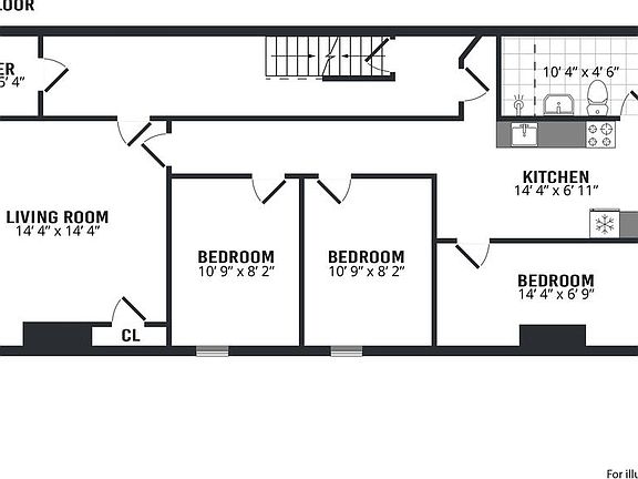 2nd image of 727 E 136th St #3