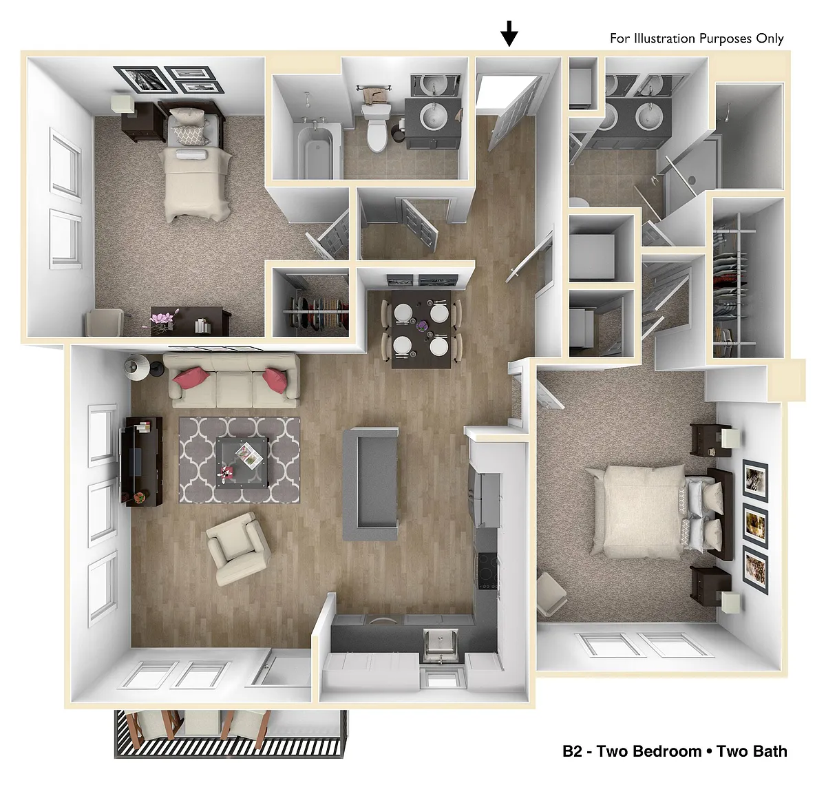 Floor plan B2