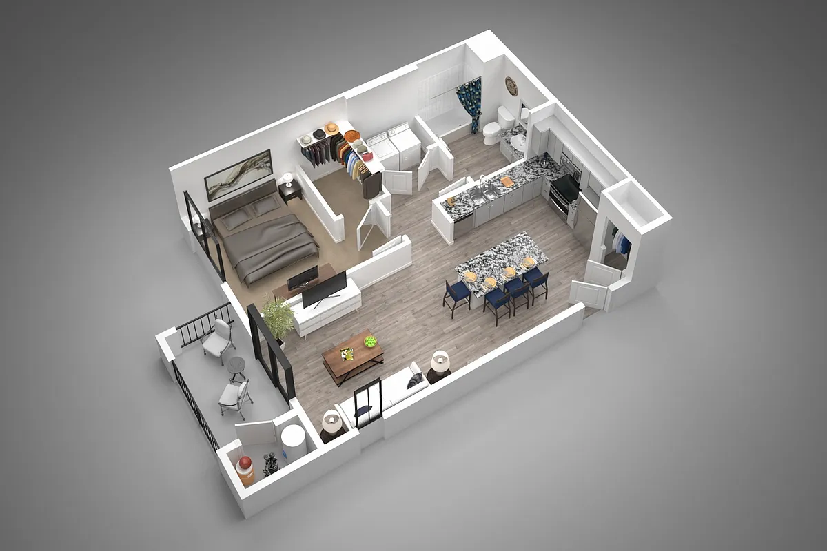 Floor plan 1 Bed