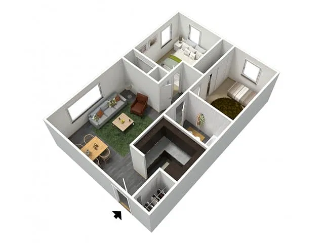 Floor plan Conwy