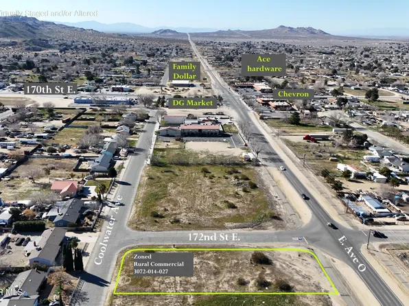 Corner Coolwater 172nd, Palmdale, CA 93591