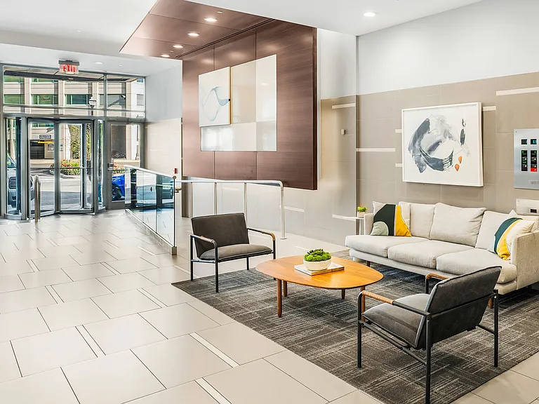 A thoughtfully designed lobby that greets you with a sense of home