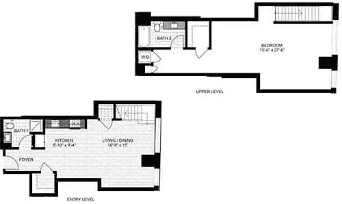 Floor plan 1 Bedroom SS