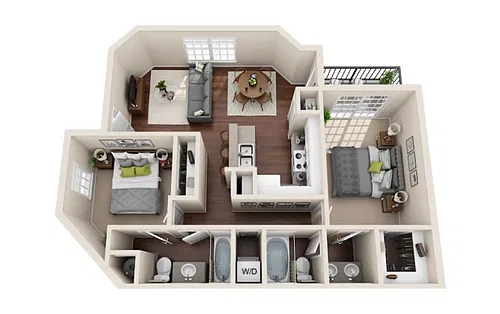 Floor plan B3