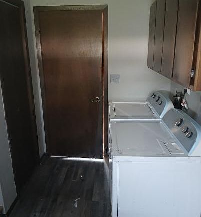 Laundry room off garage