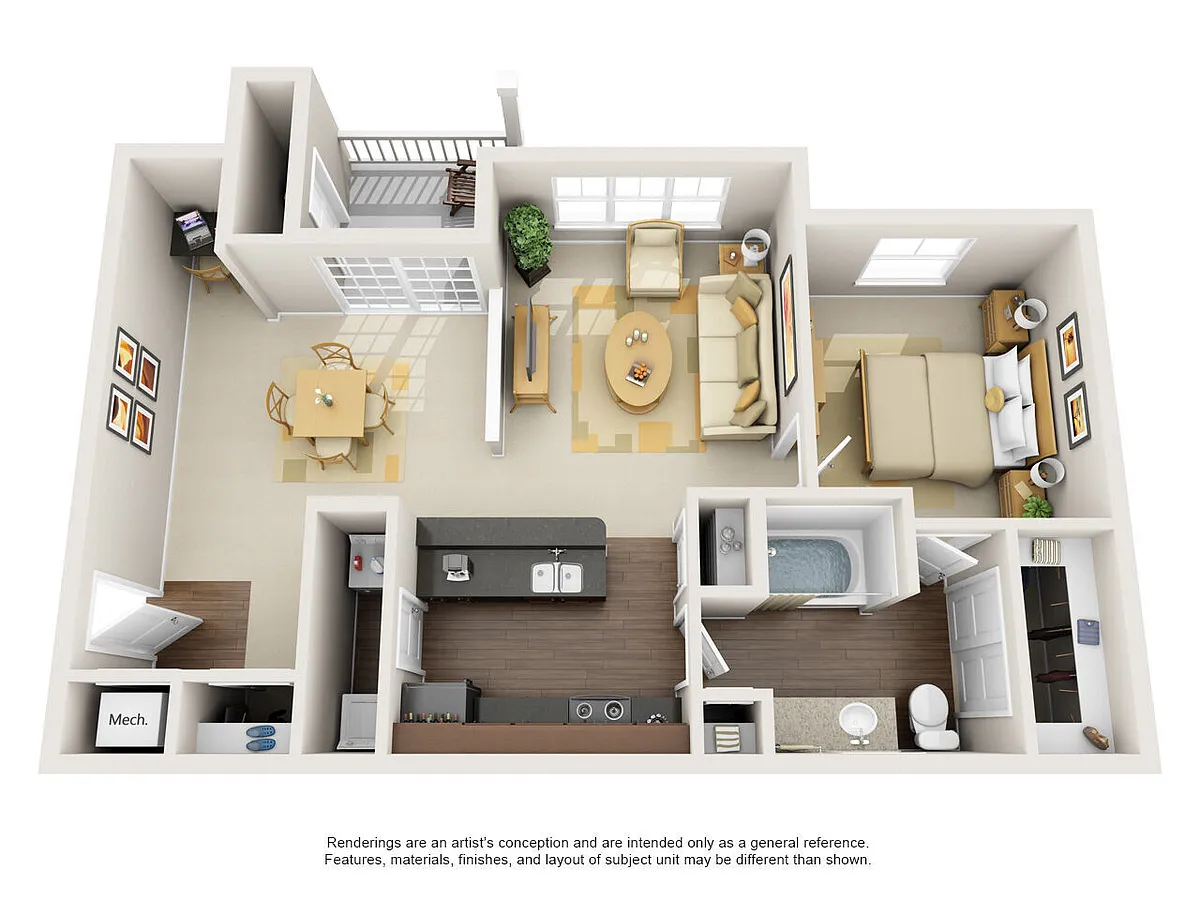Floor plan The Scarlet