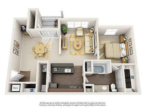 Floor plan The Scarlet