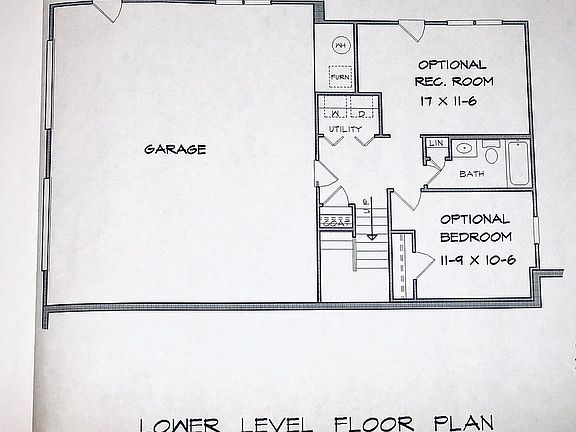 Finished basement & garage