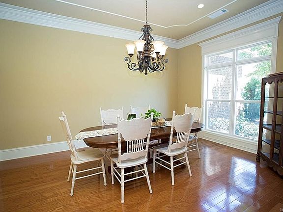 spacious dining room