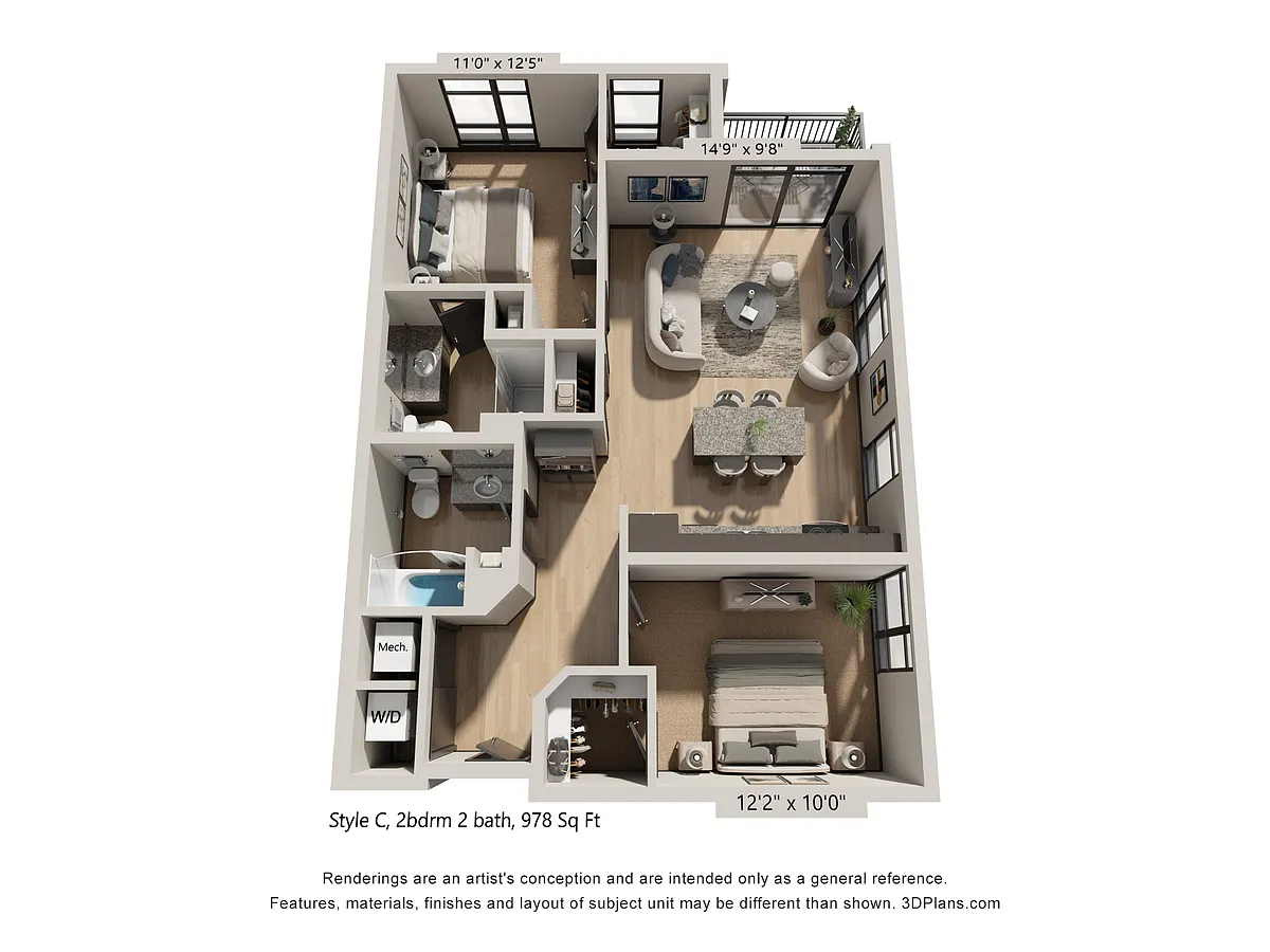 Floor plan Style C