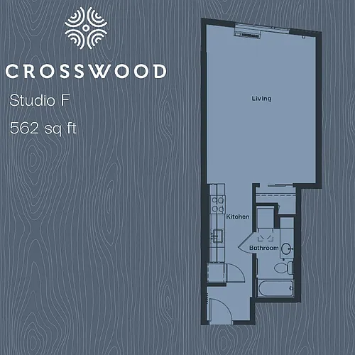 Floor plan Studio F