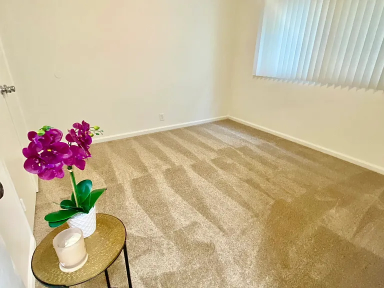 New carpet in bedroom