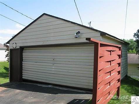2 Car Garage. The door needs an adjustment