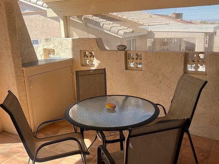 Patio off kitchen