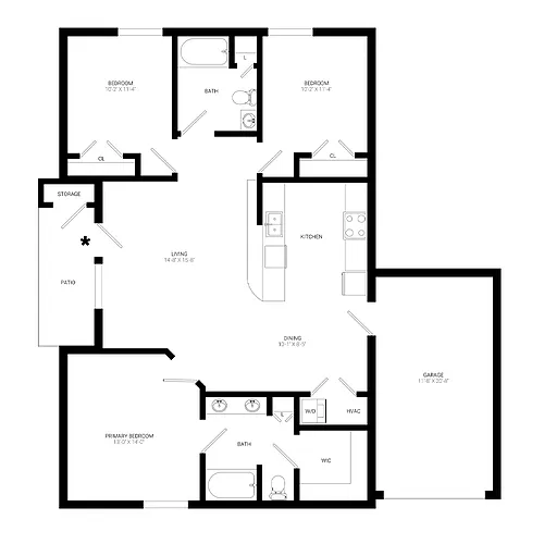 Floor plan Bigleaf
