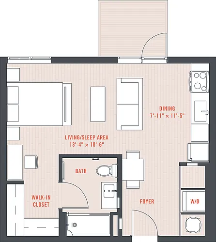Floor plan S1B
