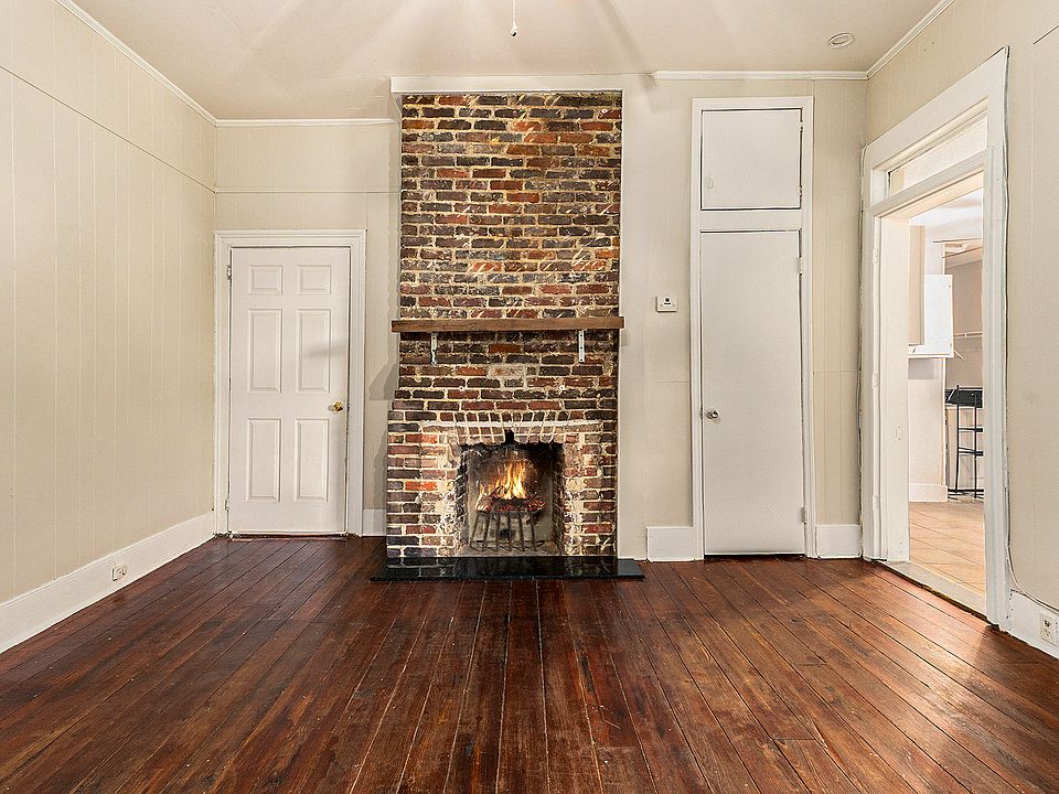 Living area; please note the fireplace is not functional