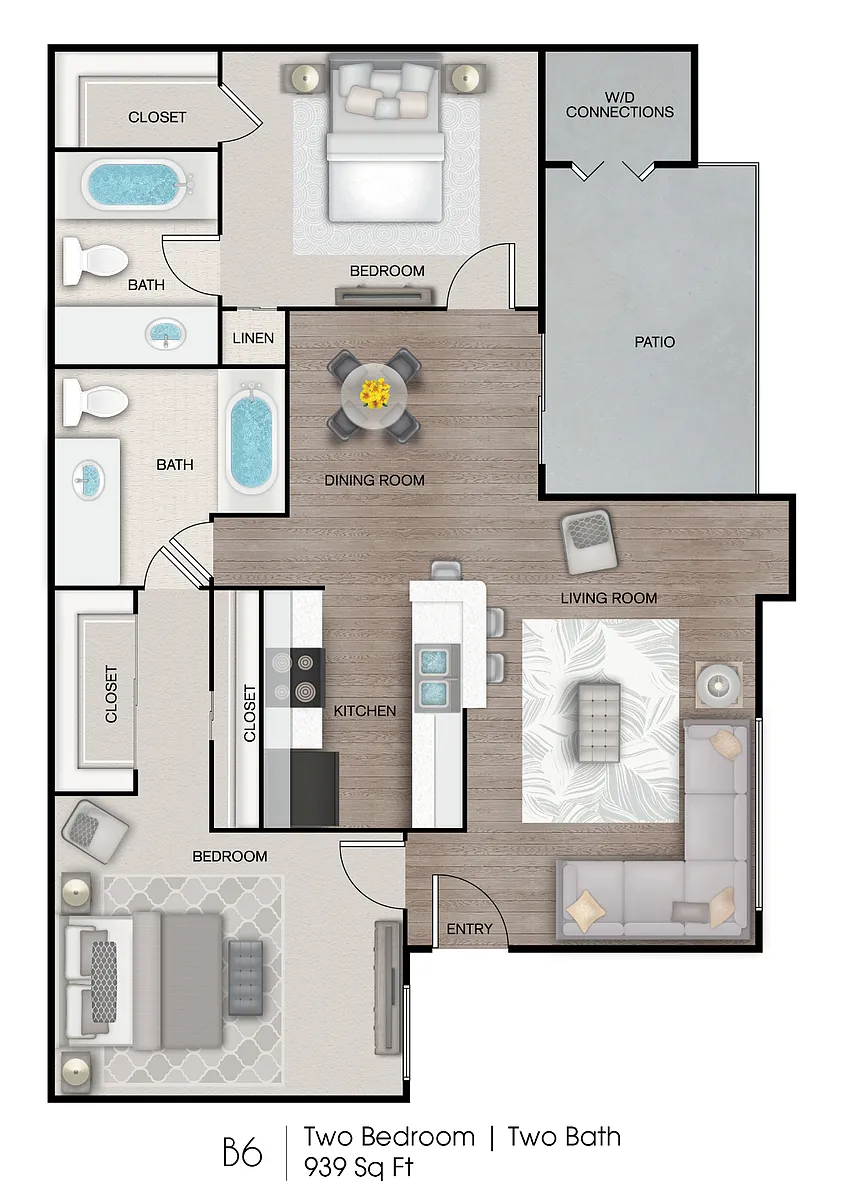 Floor plan B6