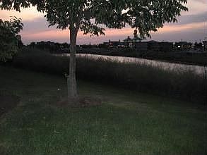 Gorgeous view of the pond from the patio