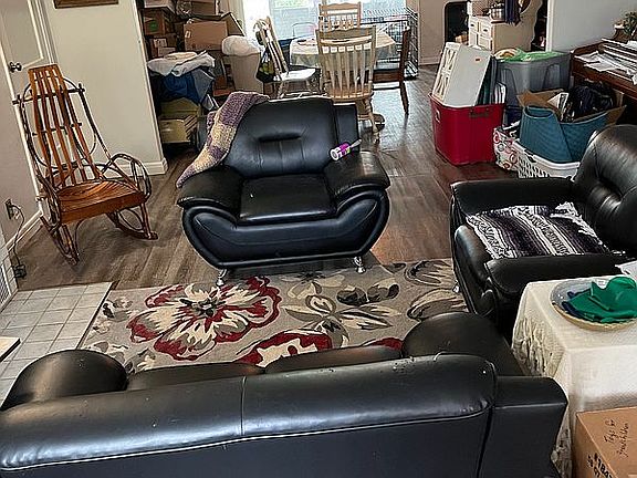 living room looking West
