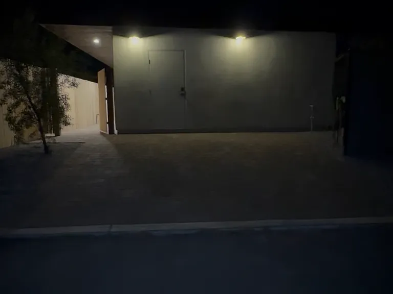double parking spot off street