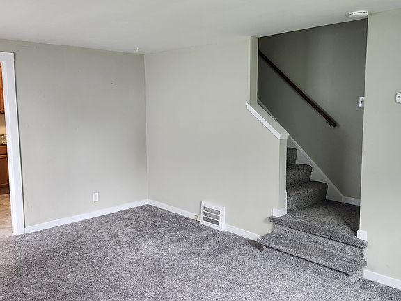 Living Room with brand new carpet