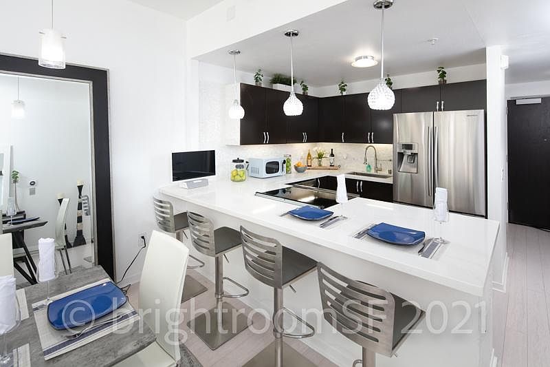 Another photo of the Kitchen/Dining Room